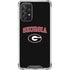 University of Georgia Collegiate Text Galaxy A72 5G Clear Case